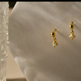 Opal Dangle Earrings