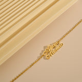 Personalized Double Name Bracelet