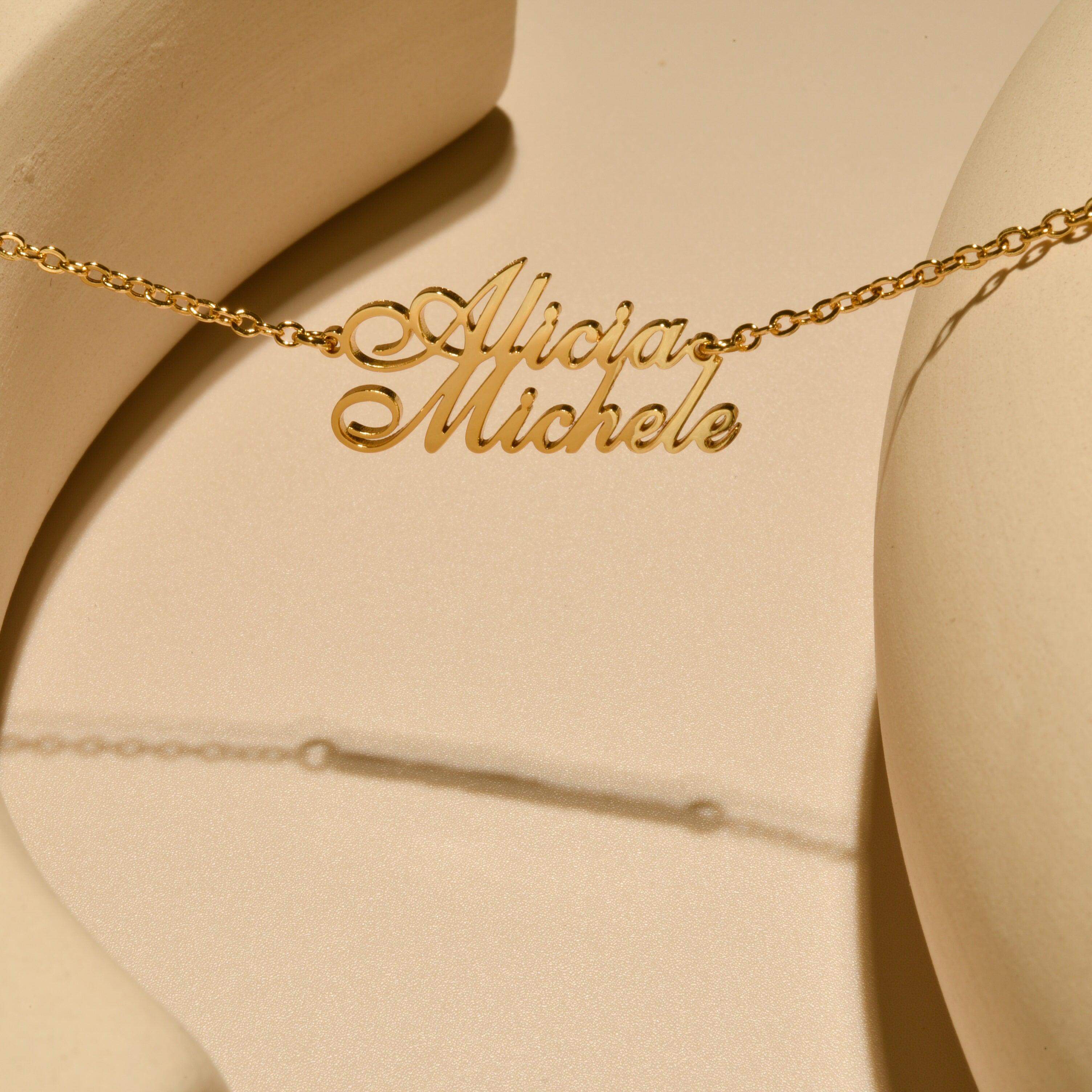 Personalized Double Name Bracelet