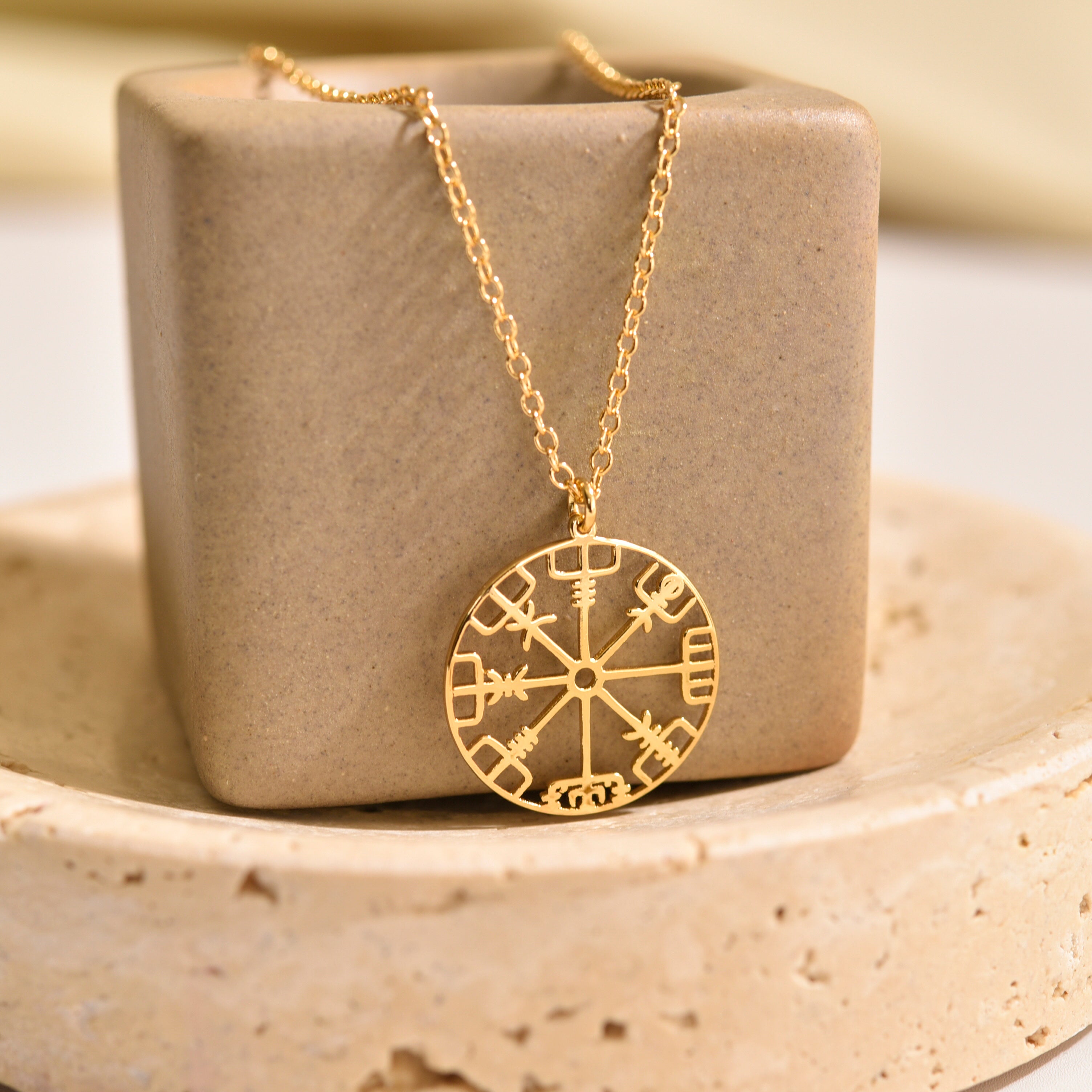 Dainty Compass Necklace