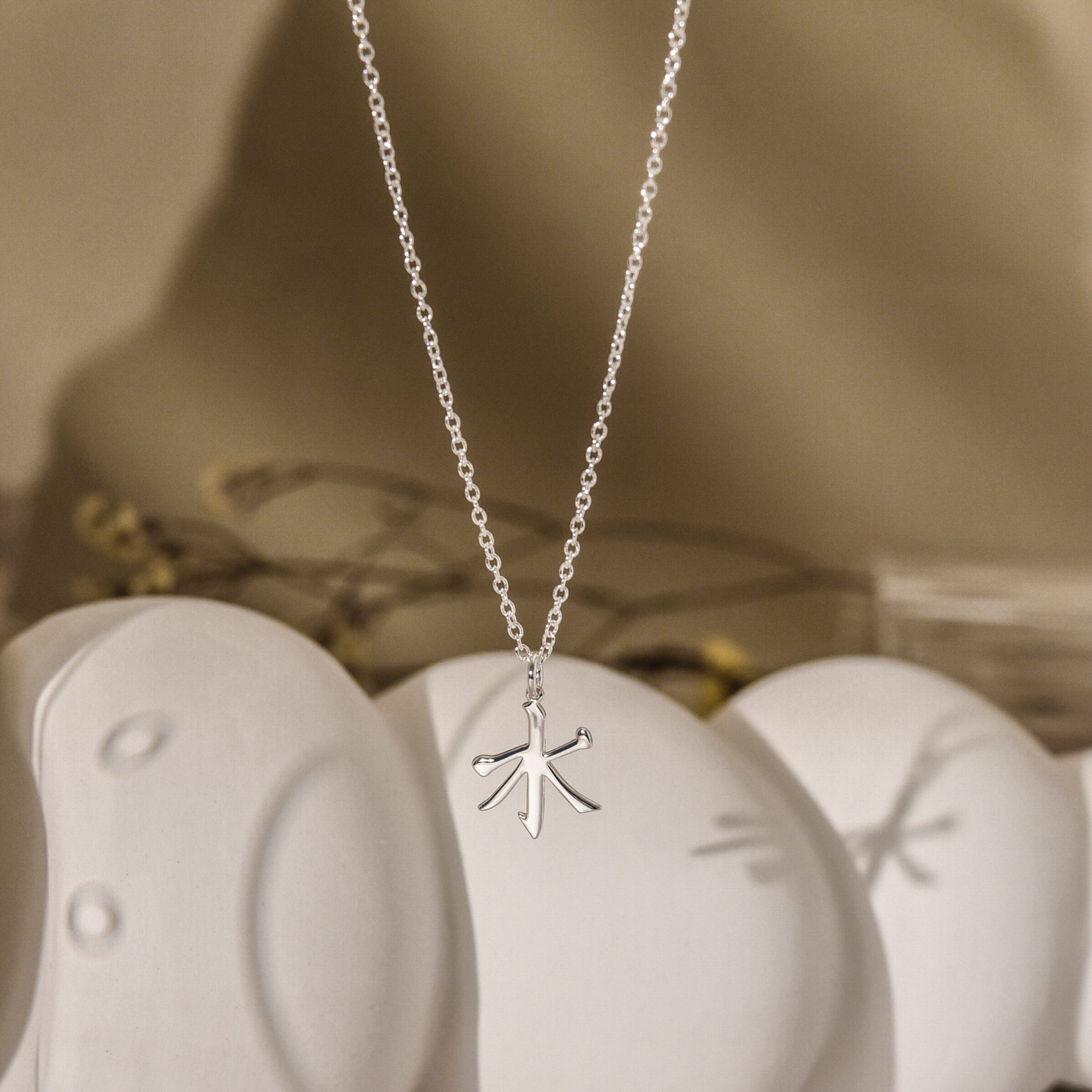 Water Kanji Necklace