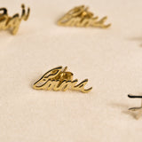 Personalized Handwriting Earrings