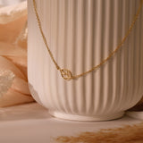 Leaf Charm Necklace