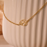 Leaf Charm Necklace