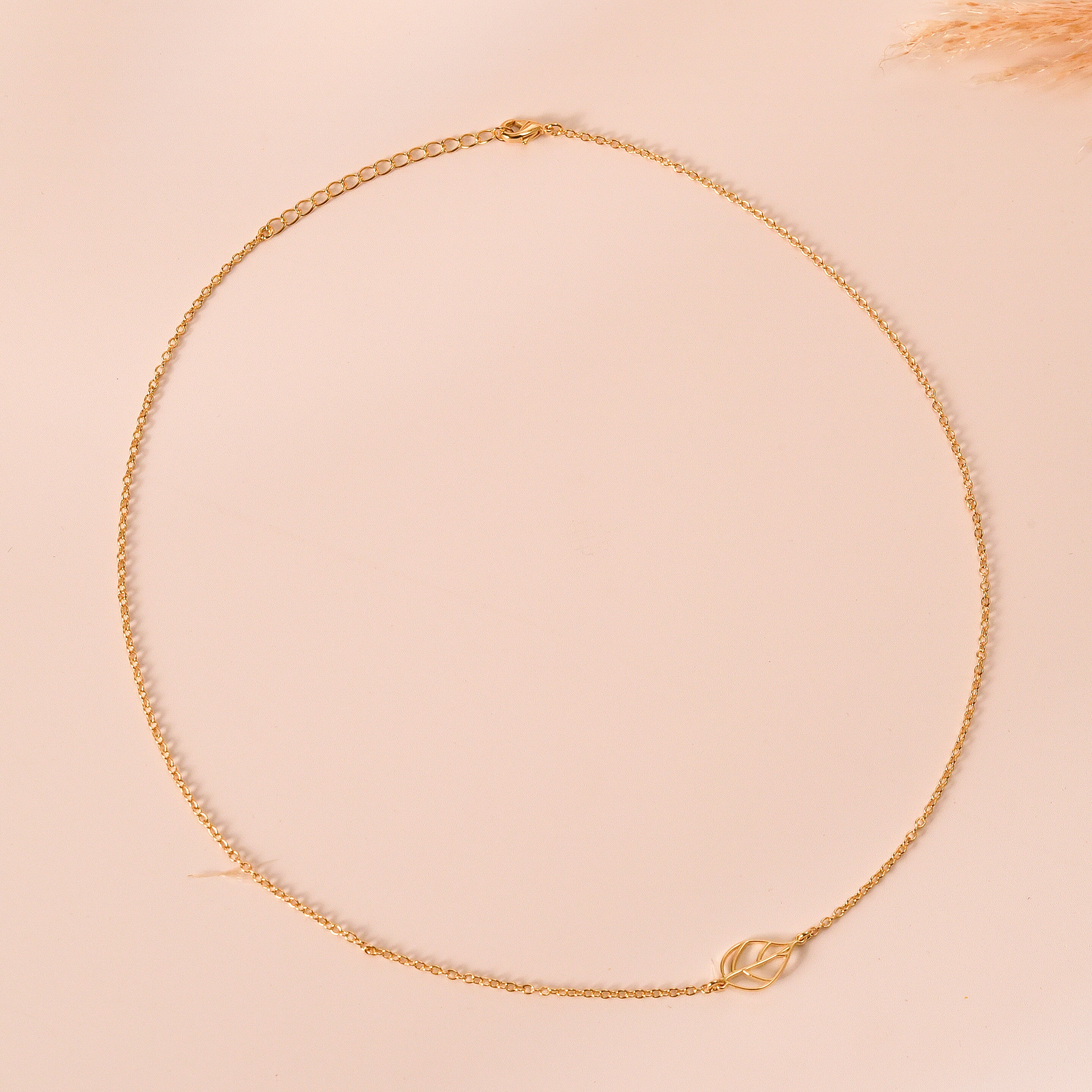 Leaf Charm Necklace
