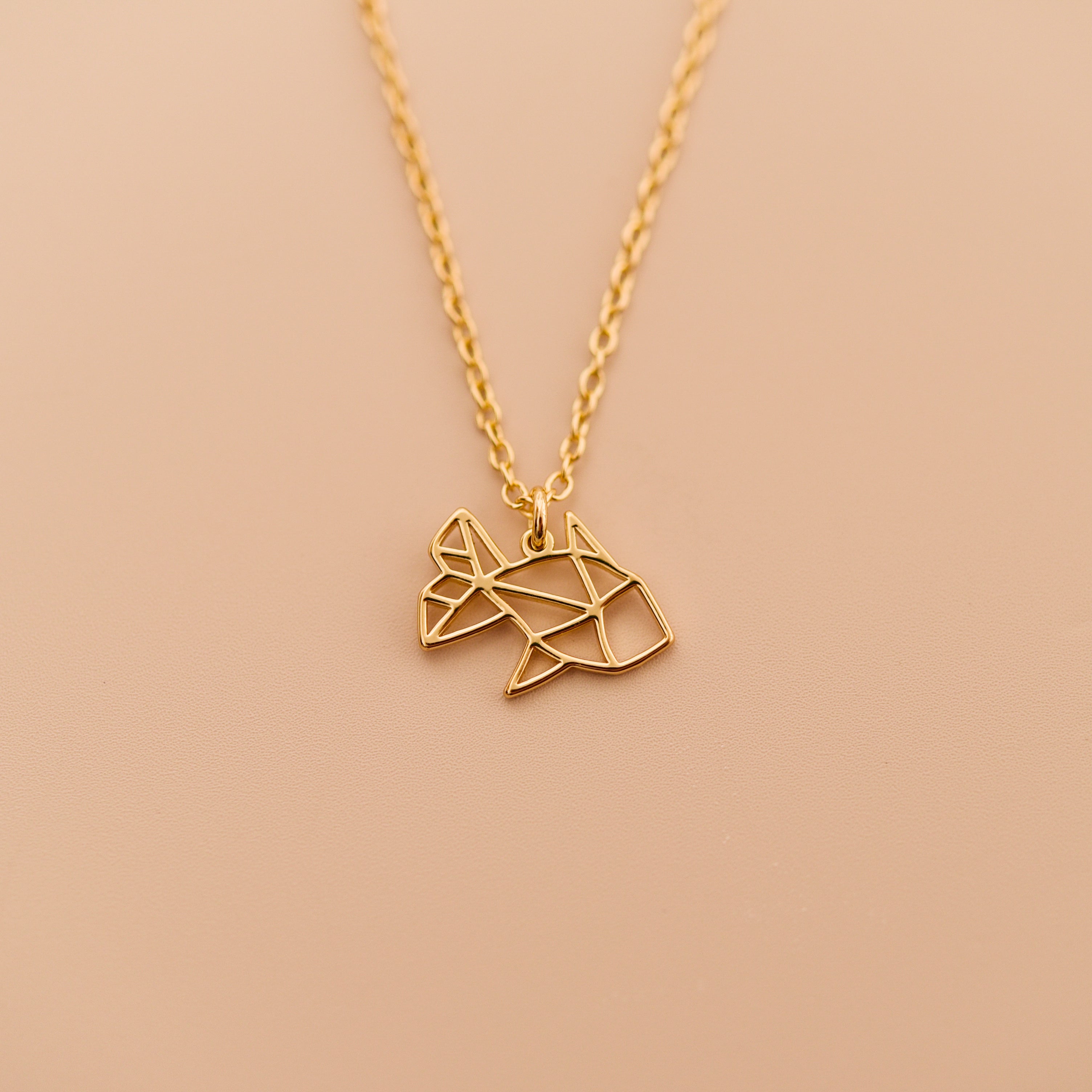 Origami Fish Necklace