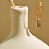 Personalized Bar Initial Necklace