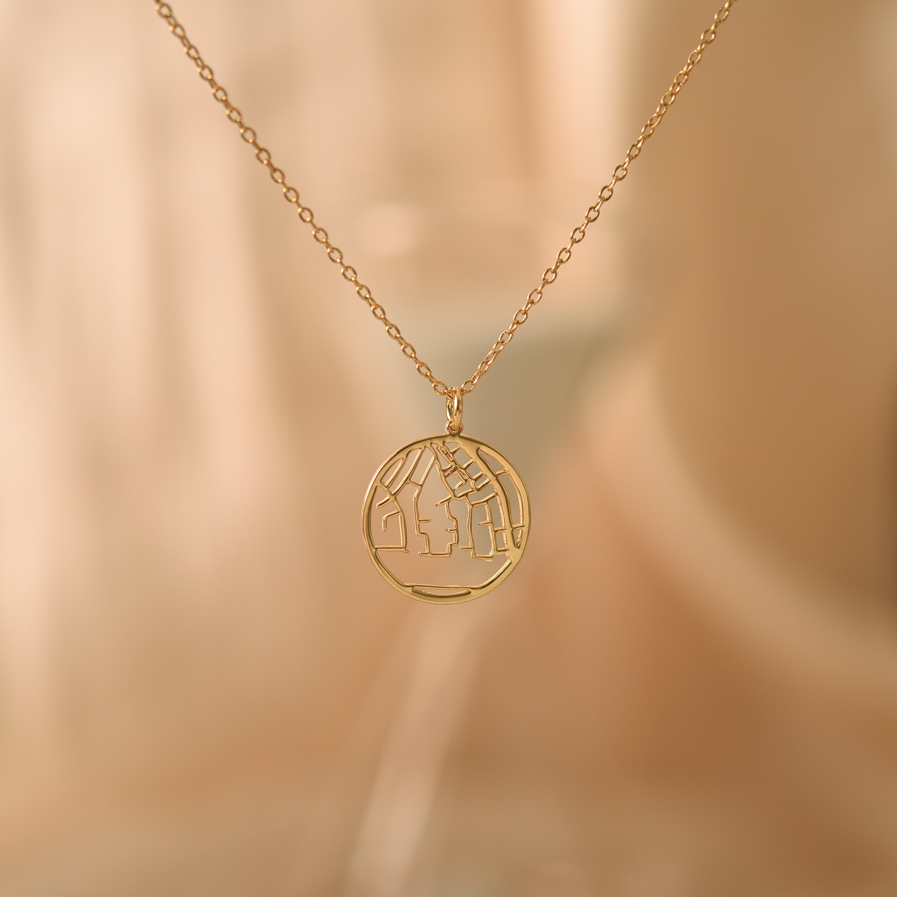 Personalized Map Necklace