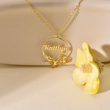 Personalized Birthflower Necklace