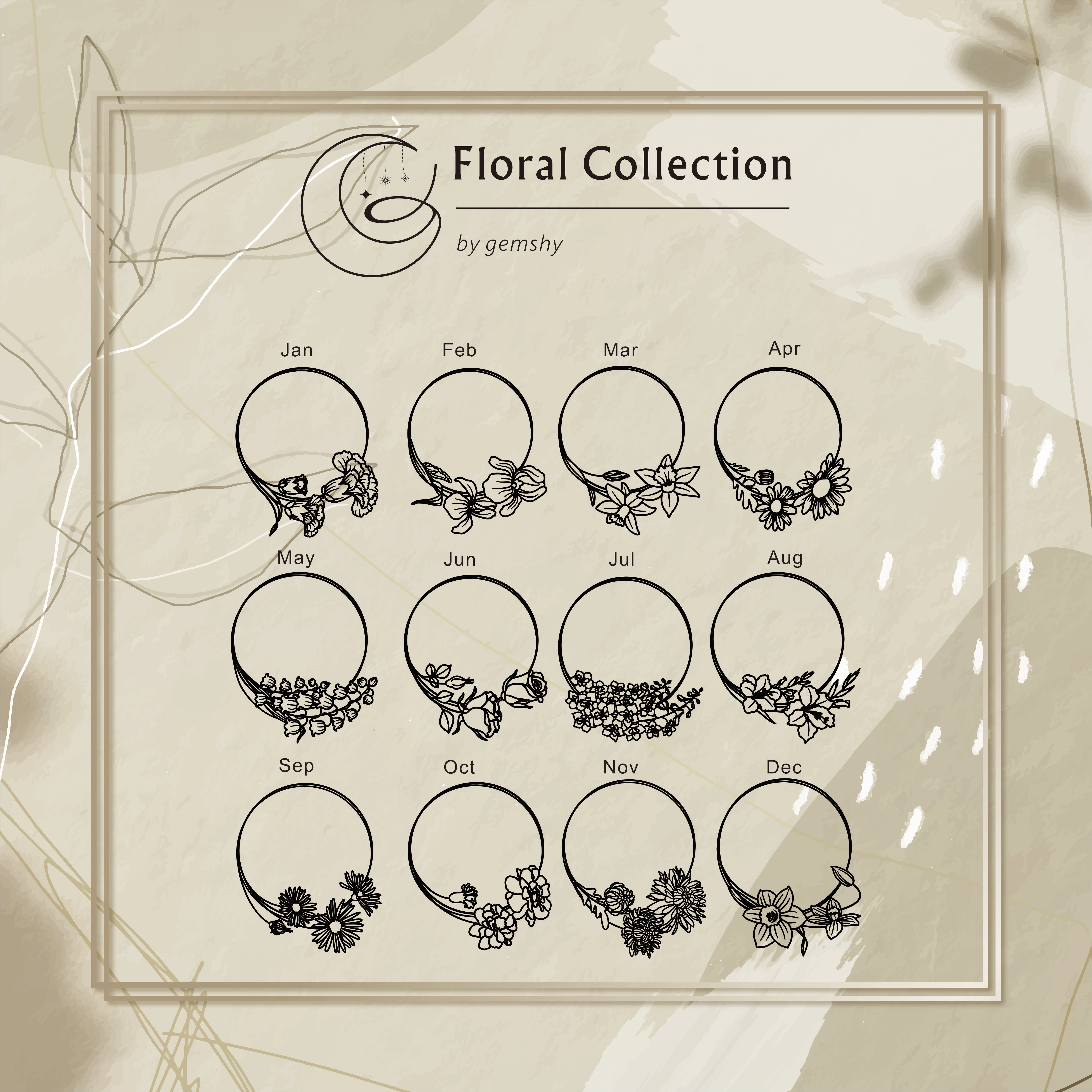 Personalized Birthflower Necklace