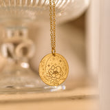 Personalized Flower Necklace