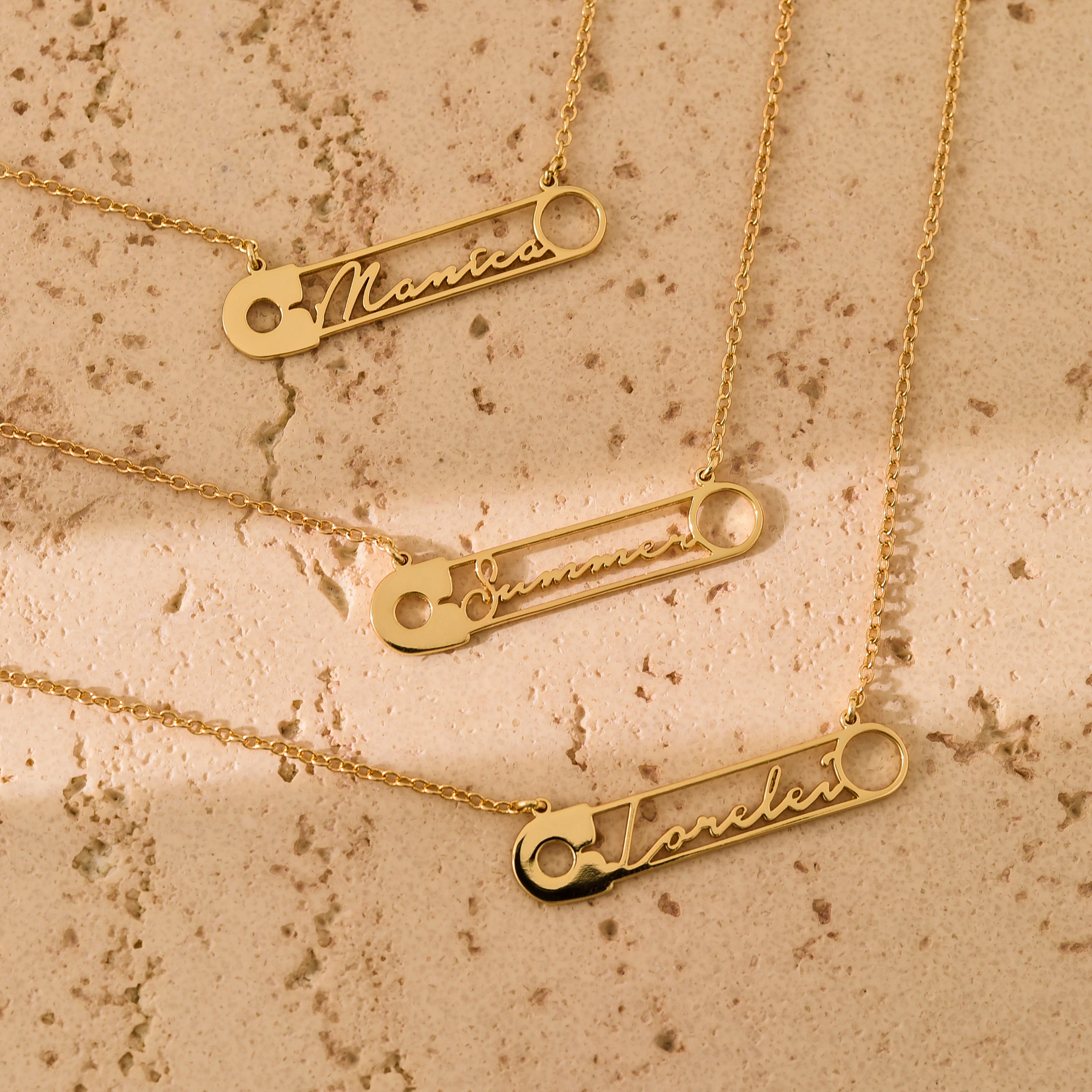 Personalized Pin Necklace