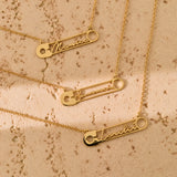 Personalized Pin Necklace