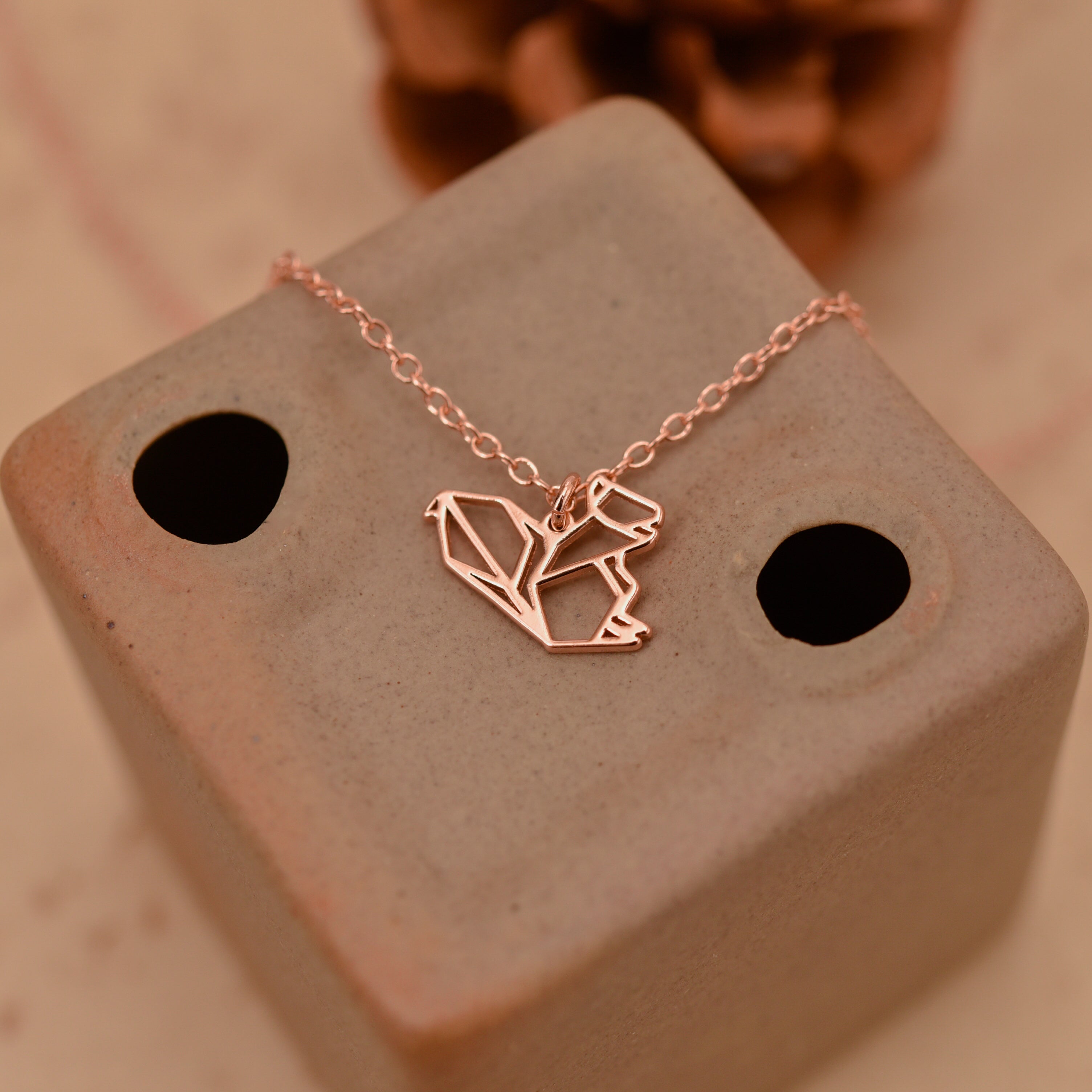 Dainty Squirrel Necklace