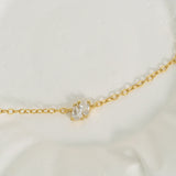 Gold Water Drop Necklace