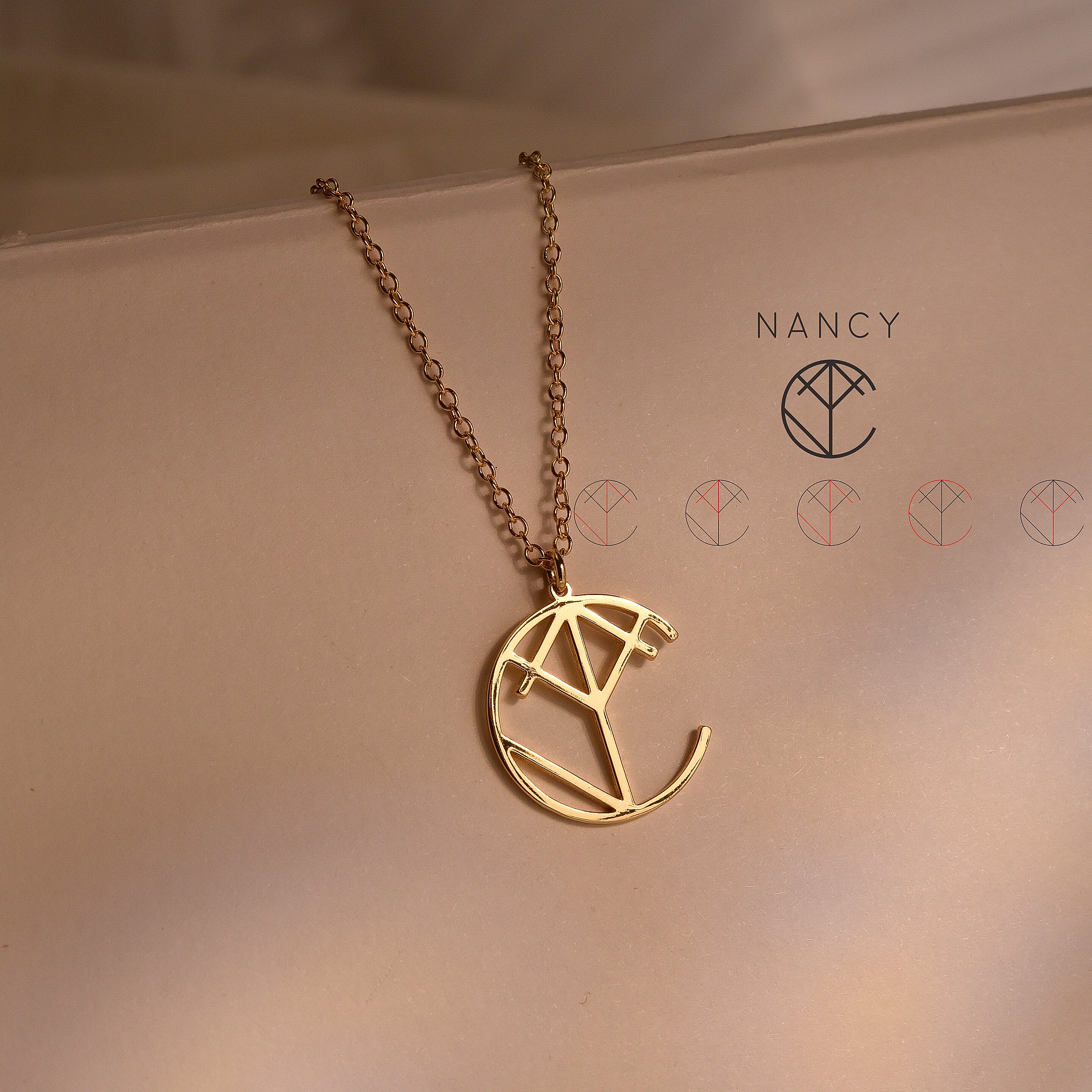 Custom Monogram Necklace