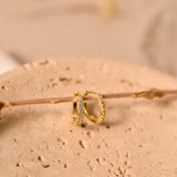 18K Gold Hoop Earrings