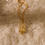 18K Gold Rocket Necklace