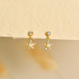 Star Earrings Dangle