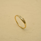 Personalized Stacking Birth Flower Ring