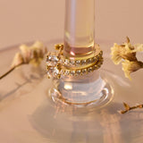 Pave Hoop Earrings