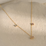 Candy Starry Sky Diamond Station Necklace