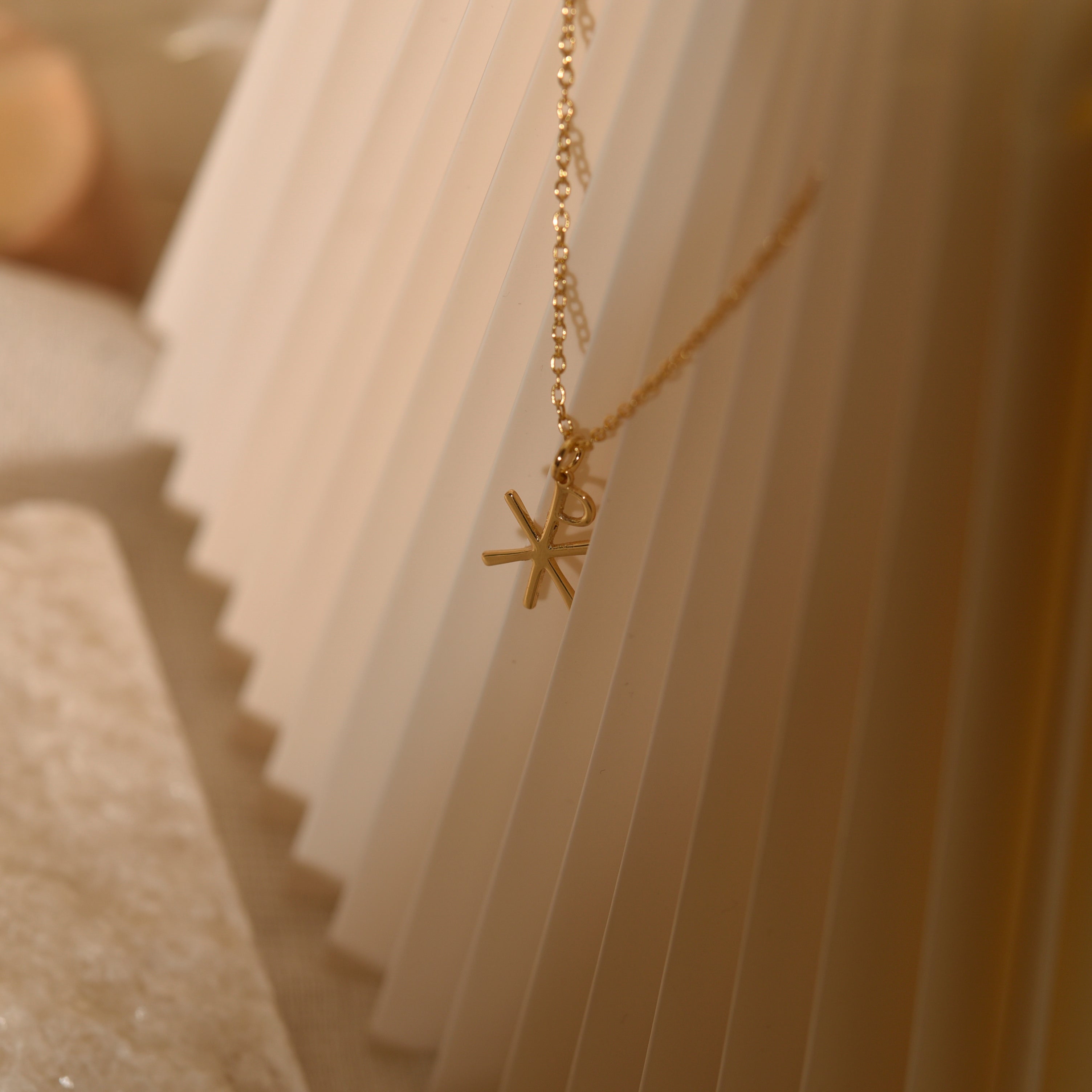 Chi Rho Cross Necklace