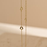 Clove Five Leaf Gold Necklace