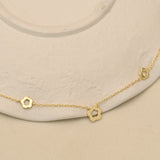 Clove Five Leaf Gold Necklace