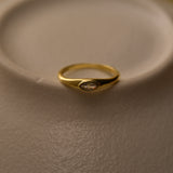 Dainty Eye Signet Ring