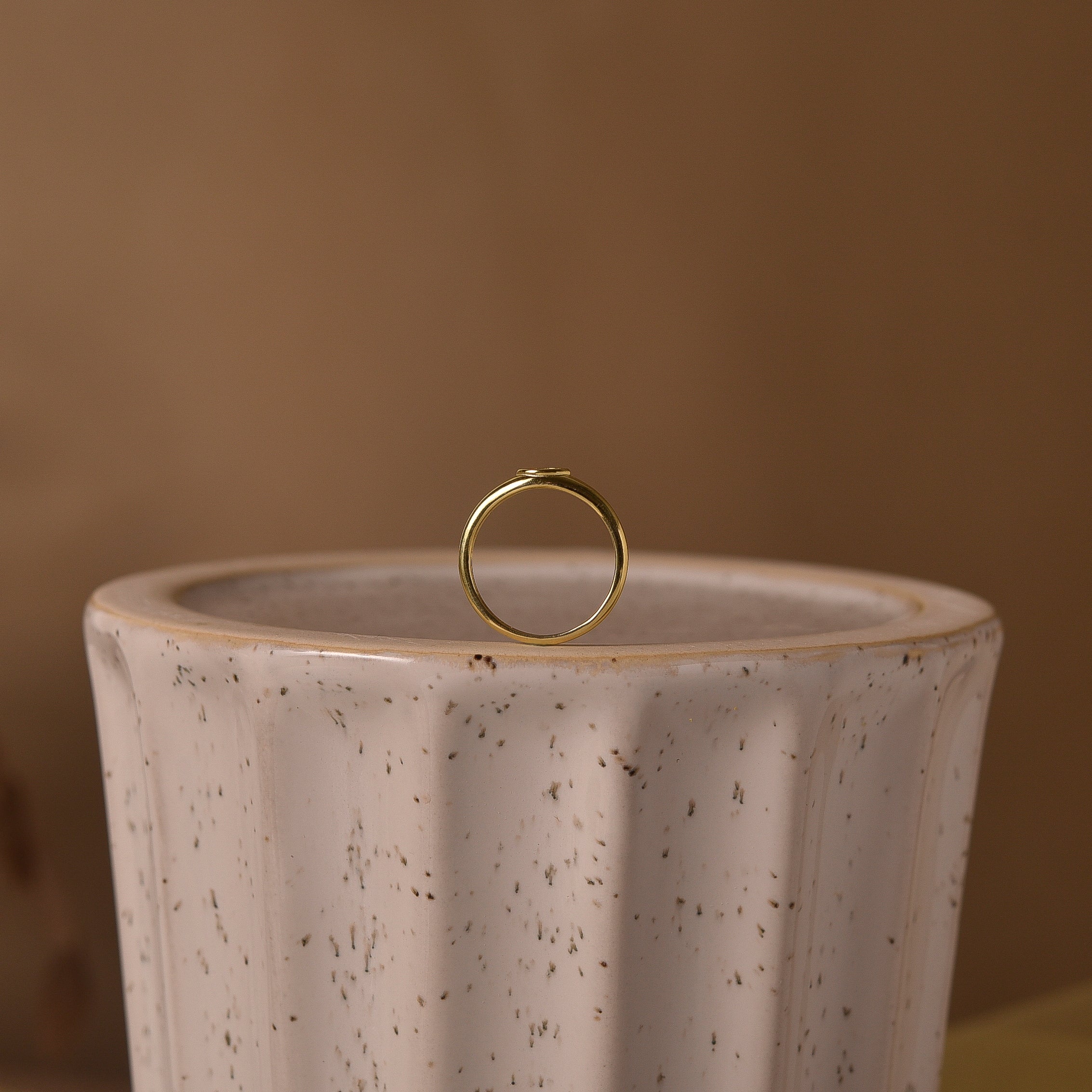 Dainty Eye Signet Ring