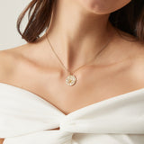 Dainty Saturn Necklace