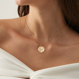 Dainty Saturn Necklace