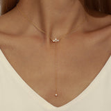 Diamond Lariat Necklace