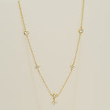 Diamond Station Necklace