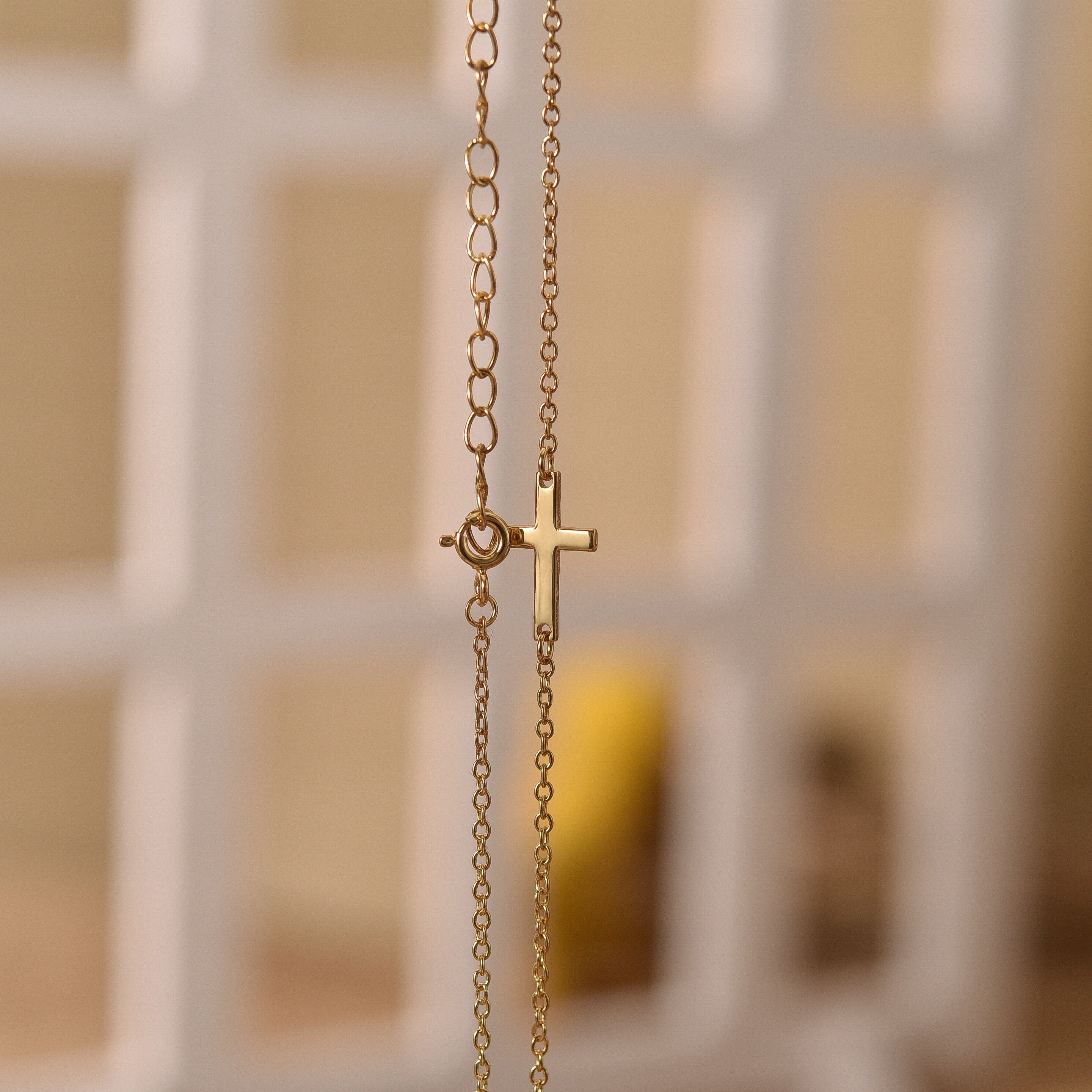 Gold Cross Necklace