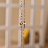Gold Cross Necklace