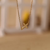 Gold Cross Necklace