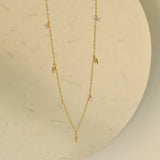 Gold Station Necklace