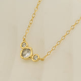 Three Diamonds Necklace