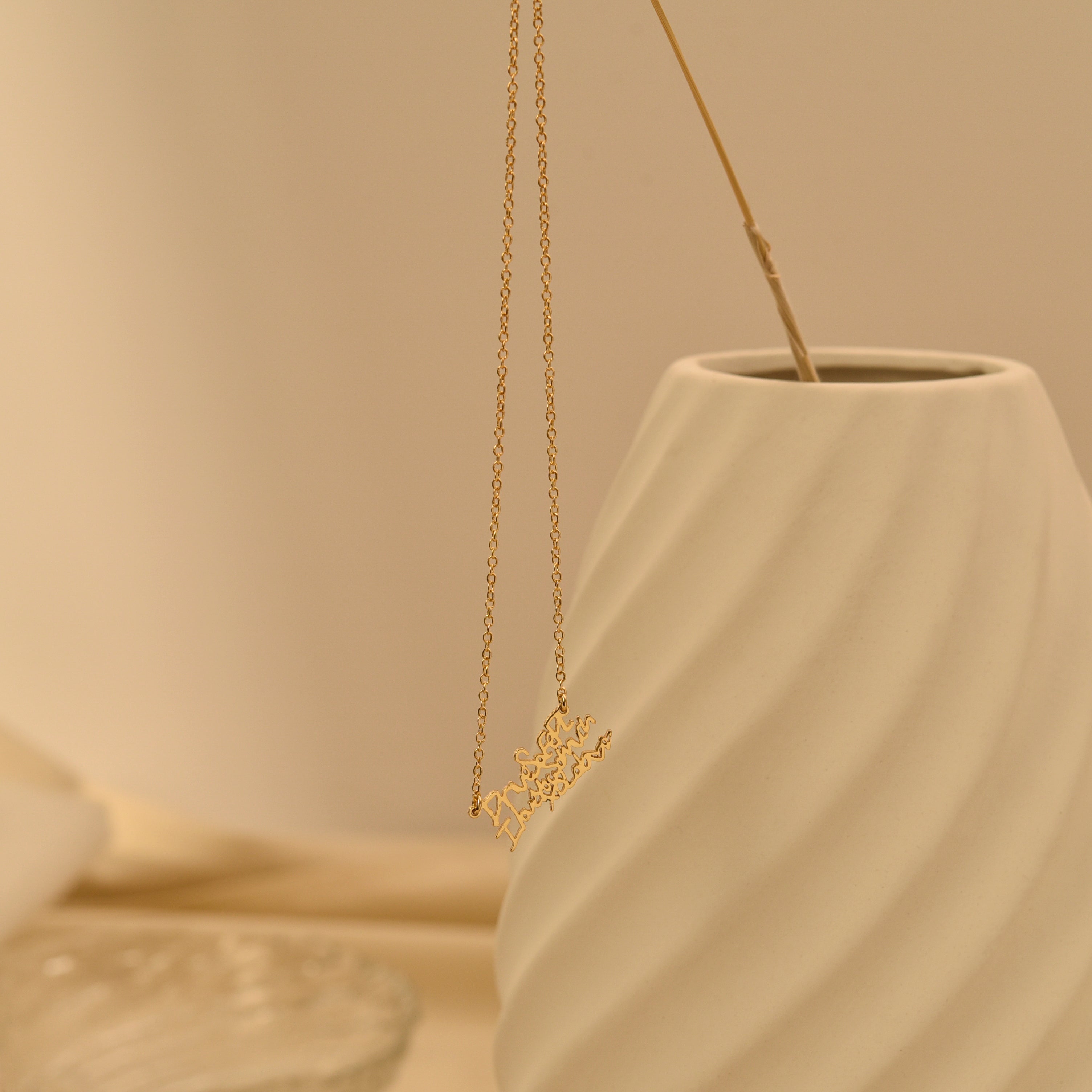 Actual Handwriting Necklace