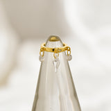 Huggie Diamond Drop Earrings