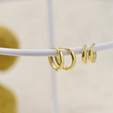 14k Gold Simple Hoop Earrings