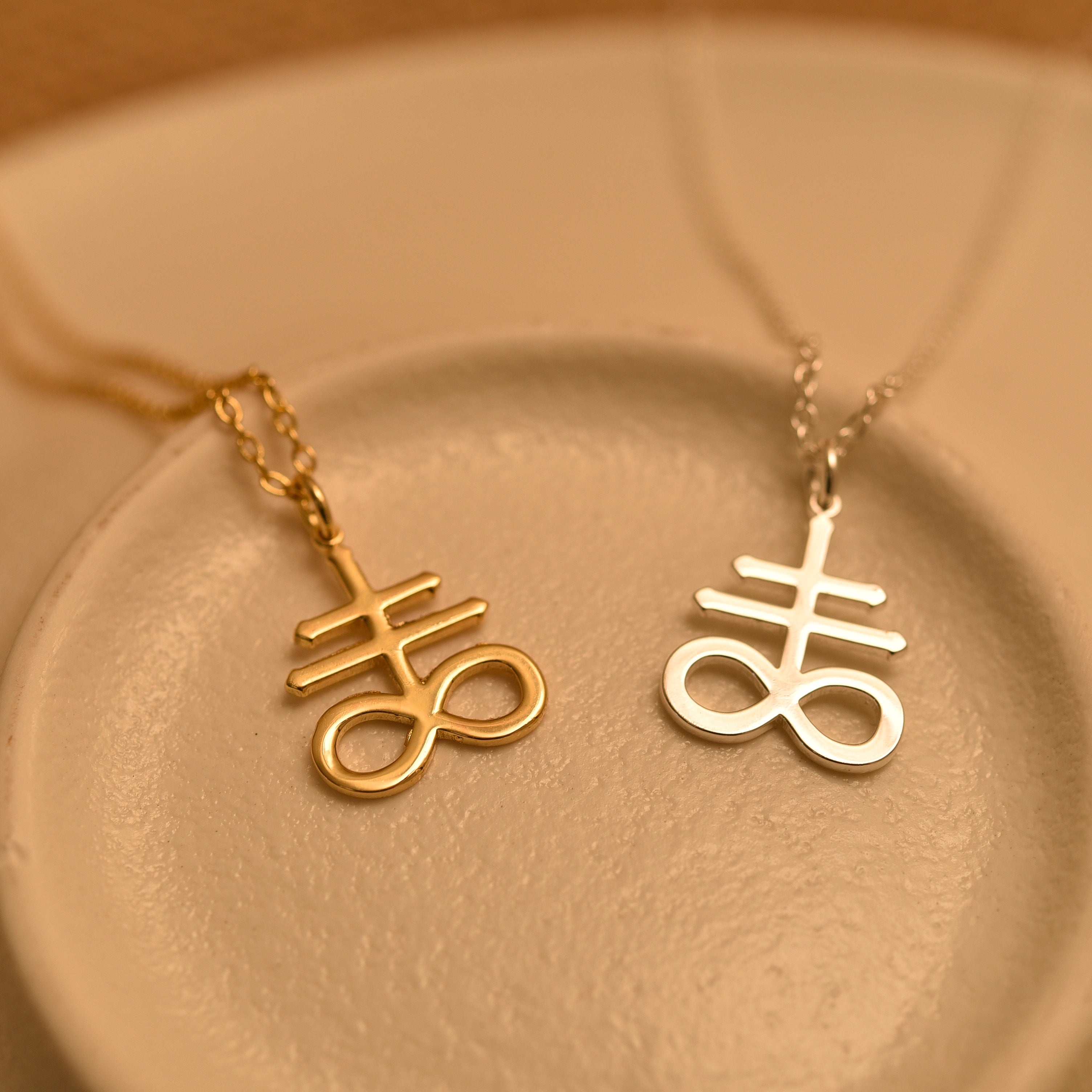 Leviathan Satan Cross Necklace