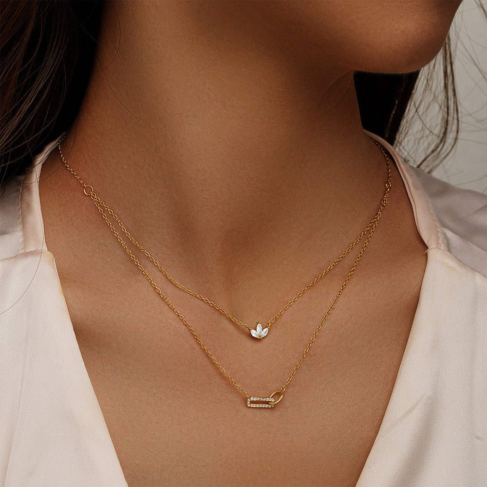 Marquise Interlocking Necklace