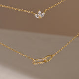 Marquise Interlocking Necklace