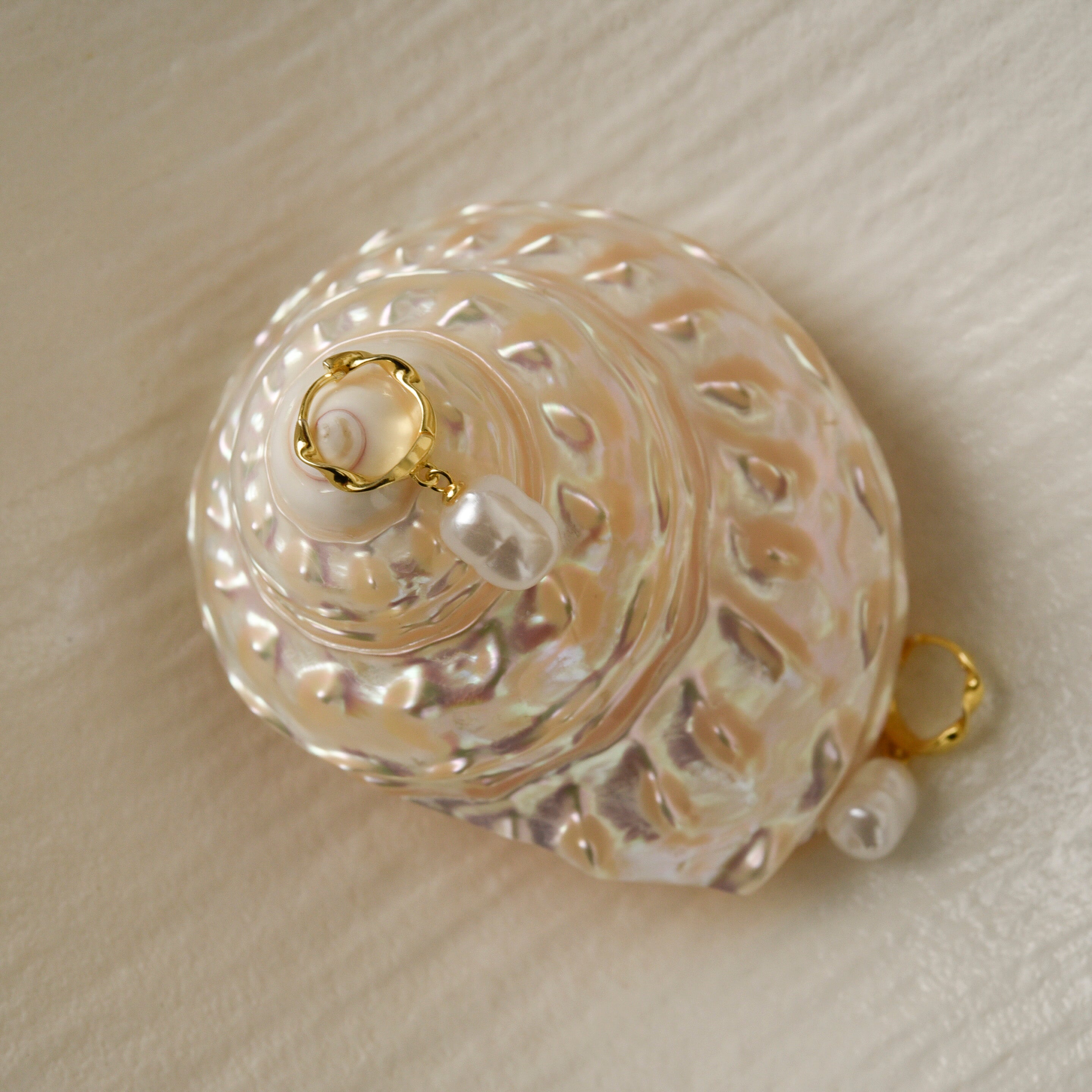 Pearl Hoop Earrings