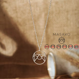 Custom Gold Monogram Necklace