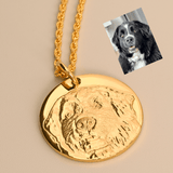 Personalized Pet Portrait Necklace