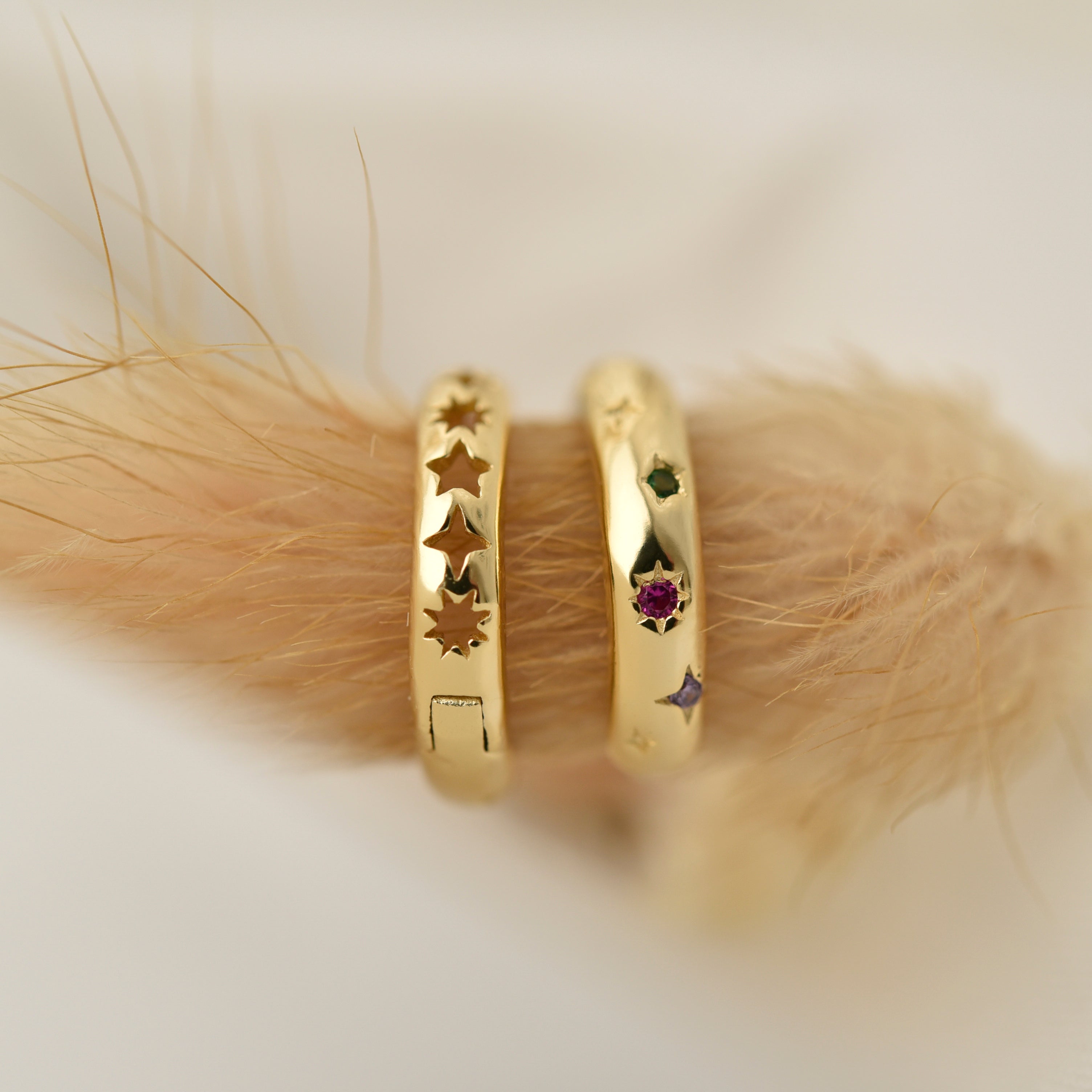 Eternity Pave Huggies Hoop Earrings